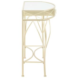 Berkfield Home Side Table French Style Metal 82x39x76 cm Gold | Size: 82 x 39 x 76 cm