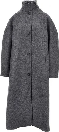 Jil Sander Double wool oversized coat Woman 40