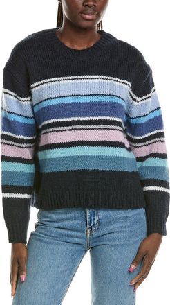 Michael Stars Aura Striped Wool-Blend Pullover