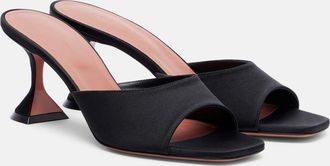 Amina Muaddi Lupita 70 satin mules