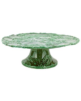 Vietri Vietri Lastra Holiday Figural Cake Stand With $18 Credit