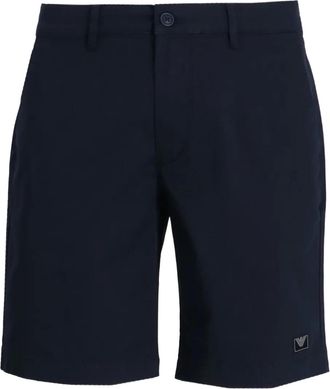 Emporio Armani Shorts con applicazione logo - Blu