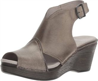 Dansko Womens Vanda Ankle Bootie In Stone