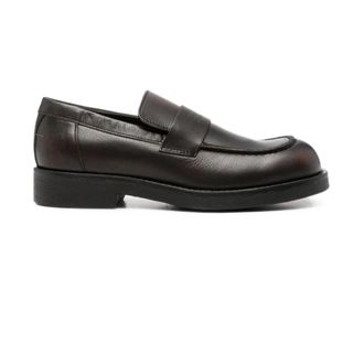 Maison Margiela Mocasines con logo grabado - Shoes - Hombre - Marr&oacute;n - 44 EU