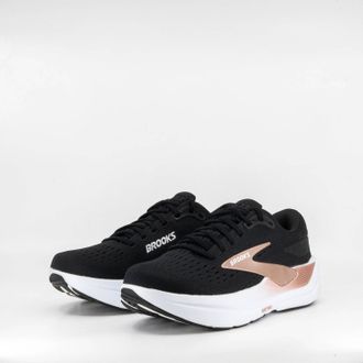 Brooks Womens Ghost Max 3 Running Shoe In Black/black/rose Gold