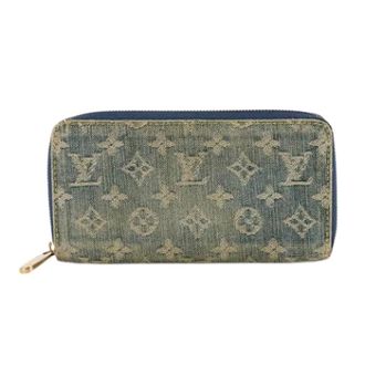 Louis Vuitton Pre-owned Wallets, unisex, Blue, Size: ONE SIZE Pre-owned Denim Wallet