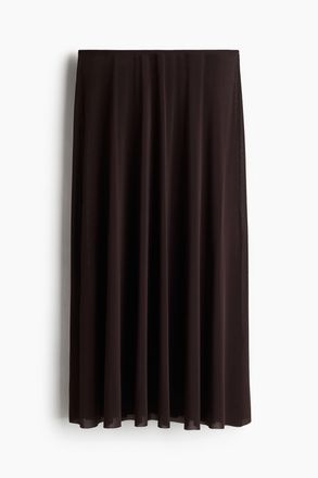 H&M Jupe in A-Linie - Dunkelbraun