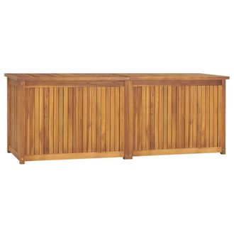 Berkfield Home Garden Box 150x50x55 cm Solid Wood Teak in Brown | Size: 150 x 50 x 55 cm