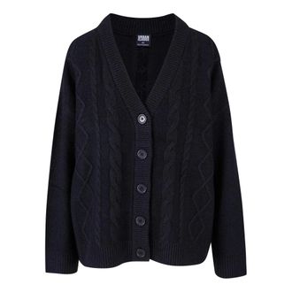 Urban Classics Dames/Dames Kabelbreiwerk Vest (Zwart)