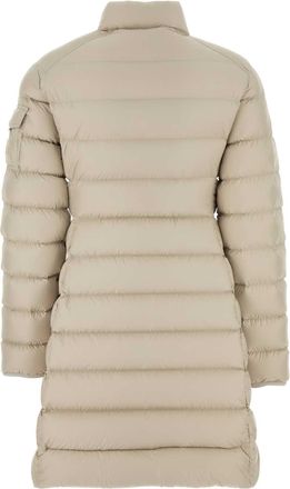 Moncler Womens Igesse Down Jacket Beige Polyester