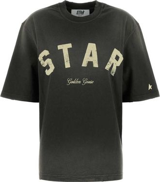 Golden Goose Dark Grey Crew Neck T-Shirt