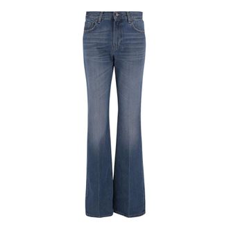 Haikure Flared Jeans, female, Blue, Size: W25 Flora Cotton Jeans