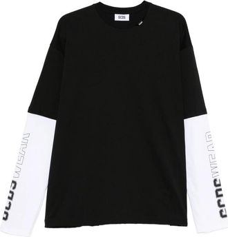 GCDS Long-sleeve Logo-detail T-shirt