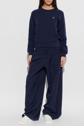 Kenzo Sweatshirt With Patch, Womens, Navy Blue