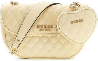 Guess Tassen, Dames, Geel, ONE Size, Atabey Convertible Crossbody Flap