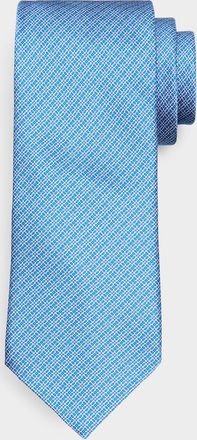 Stefano Ricci Men & apos;s Dotted Floral Silk Tie