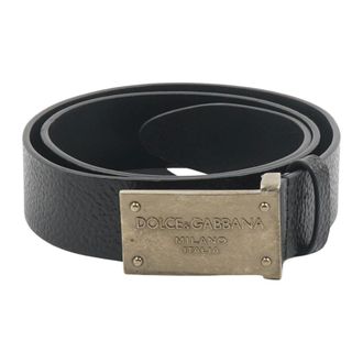 Dolce & Gabbana Belts, male, Black, Size: 85 CM Belts
