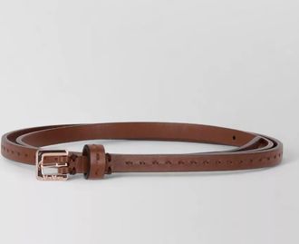 Max Mara slim perforated belt shoulder strap style