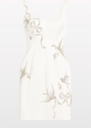 Jenny Packham Giselle Embellished Mini Dress in Ivory at Nordstrom, Size 12 Uk