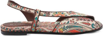 Etro paisley printed sandals - Neutrals