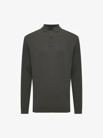 Genti Polo Longsleeve | Groen