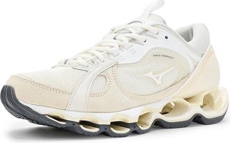 Mizuno Wave Prophecy Beta 2 Shoes Snow White/White : Mens 12 - Womens 13.5 Medium, Leather/Suede