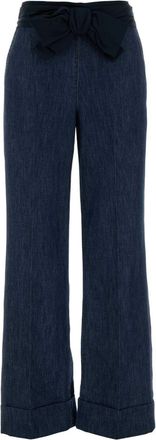 Valentino Garavani Womens Denim Jeans - Dark Blue Cotton - Size EU 38 (Womens)