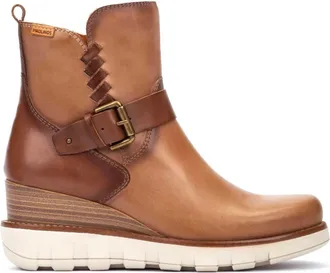 Pikolinos Womens Sanlucar Wedge Boots In Castor