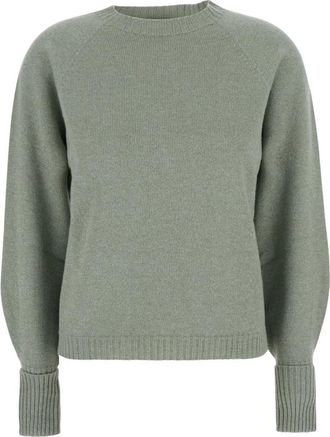 Twinset Trui met ronde hals - Dames - Ronde hals truien - Groen - XS - Truien & Vesten