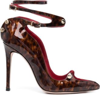 HARDOT Harlot tortoiseshell-effect pumps - women - Calf Leather/Calf Leather/Calf Leather - 40 - Brown