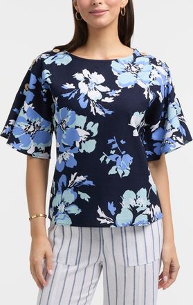 Ellen Tracy Womens Dolman Sleeve Top
