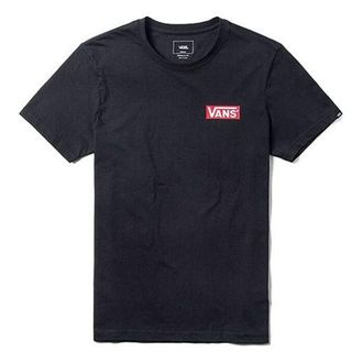 Vans Mens Vans Back Large Logo Printing Short Sleeve Black VN0A3TWZBLK
