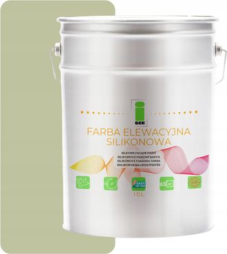 OEM Pintura De Silicona Para Fachadas, Verde Pistacho Claro, 10 L