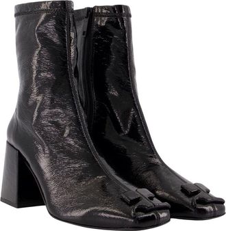 Courr&egrave;ges Womens Reedition Boot Black Synthetic Heels