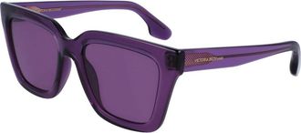 Victoria Beckham Purple Injected Womens Sunglasses