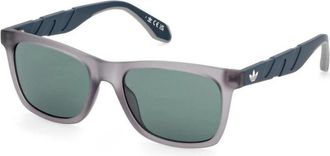 adidas Sportieve Navigator Zonnebril - Heren - Zonnebrillen - Grijs - 53 MM - Accessoires