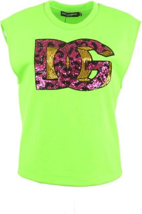Dolce & Gabbana Dames, Tops, Groen, Maat: 2XS