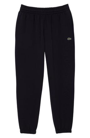 Lacoste Logo Embossed Sweatpants in Blue Abimes at Nordstrom, Size 5