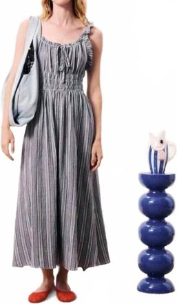 FRNCH Obea Dress In Blue