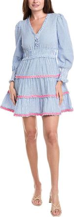 Sail to Sable Sail To Sable V-Neck Smocked Waist Mini Dress