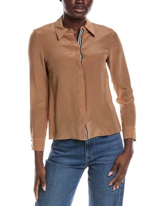 Alice & Olivia Alice + Olivia Willa Silk Top