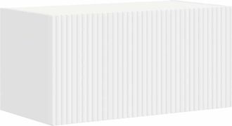 vidaXL Mobile Tv Da Parete 60 X 31 X 29,5 Cm Bianco Vidaxl