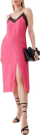 Patrizia Pepe Midi Jurk - Dames - Casual kleedjes - Roze - S - Kleedjes