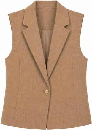 2-Biz Heren - Dames - Gillet - Bruin - 2XL - Kostuums