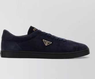 Prada suede low-top sneakers