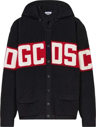 GCDS Cardigans - Heren - Vesten - Zwart - S - Truien & Vesten