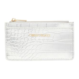 Carlo Colucci Carlo Colucci, Wallets & Cardholders, unisex, Gray, Size: ONE SIZE Card Case with Key Chain