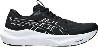 Asics Womens Gt-2000 14 Running Shoes In Black/ White