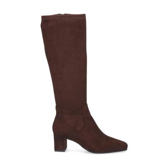 Caprice Lange Laarzen - Dames - Laarzen met Hak - Bruin - 39 EU - Schoenen