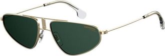 Carrera Womens 1021-S-PEF-QT 1021 58 S PEF QT Sunglasses - Gold - One Size